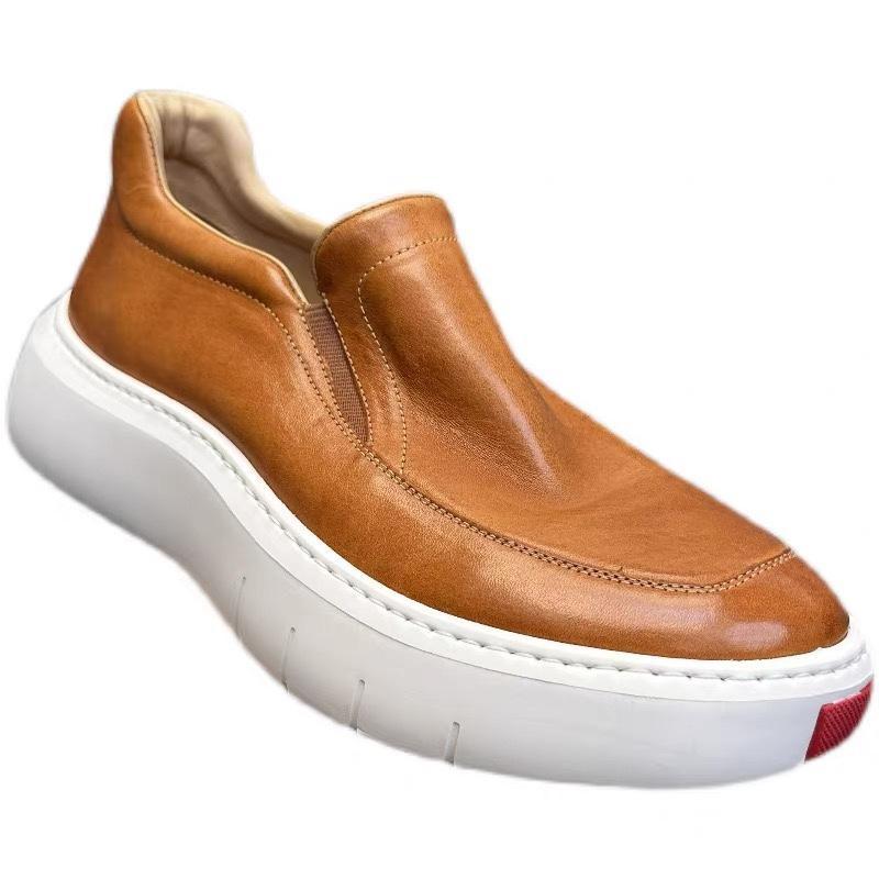 Summer Men's Vintage Casual Leather Shoes - Image 3