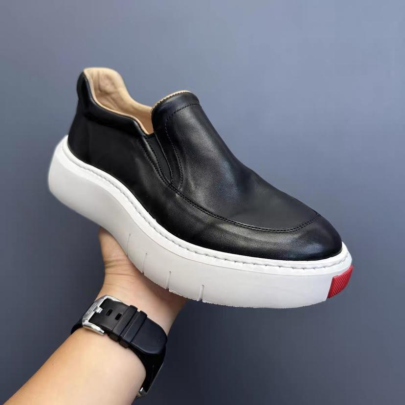 Summer Men's Vintage Casual Leather Shoes - Image 4