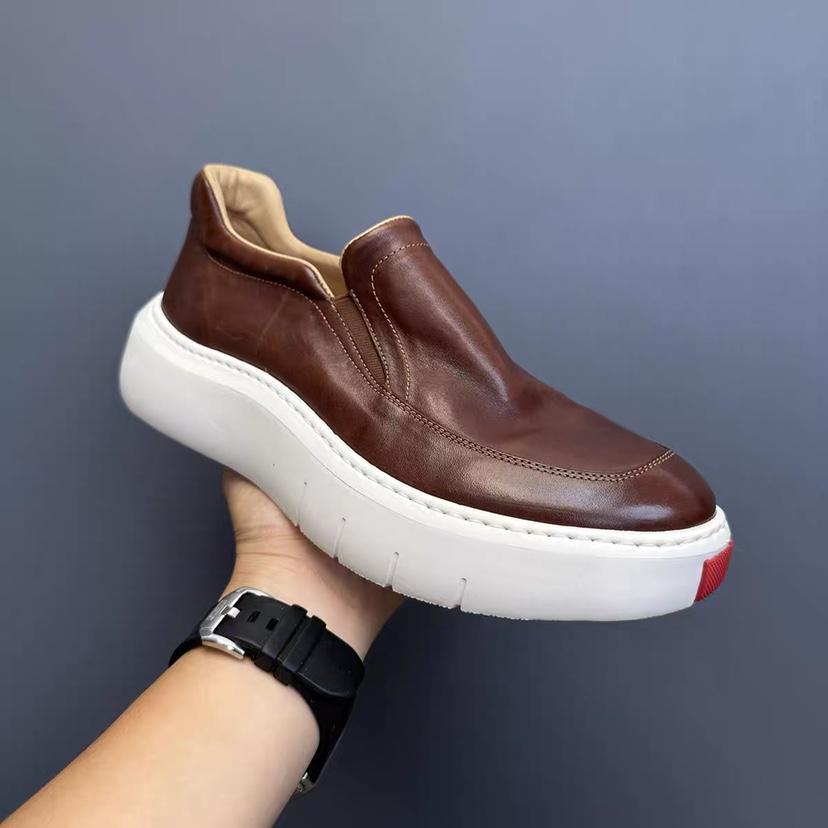 Summer Men's Vintage Casual Leather Shoes - Image 7