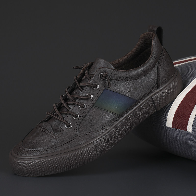 Men's Casual Leather Shoes Korean Trend - Image 5