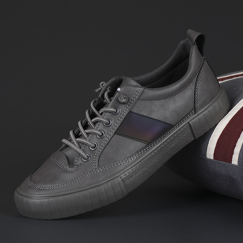 Men's Casual Leather Shoes Korean Trend - Image 3